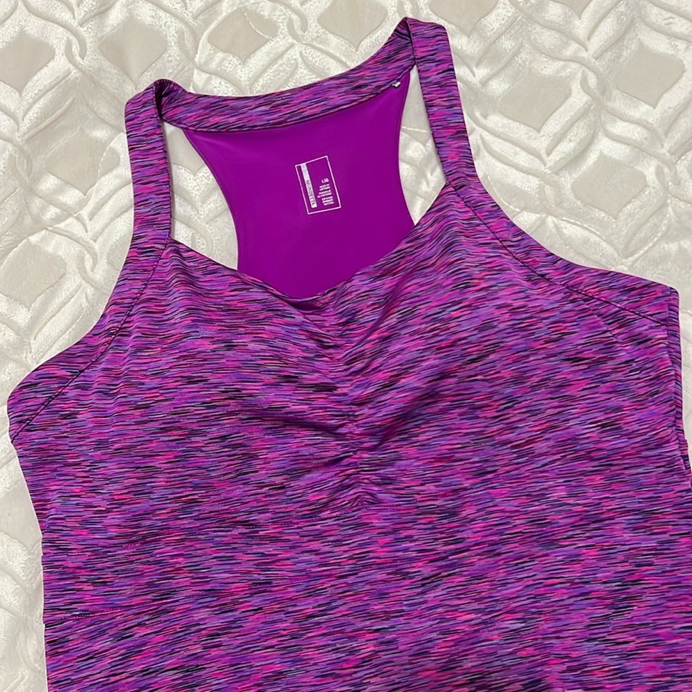 Purple Racer Back Dress - Picture 6 of 12